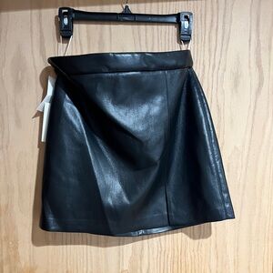 Black Leather Skirt